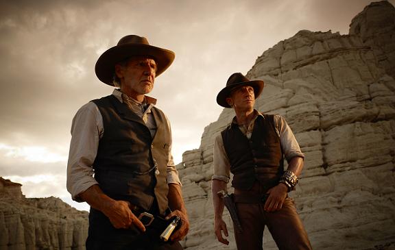 Harrison Ford and Daniel Craig in Cowboys & Aliens